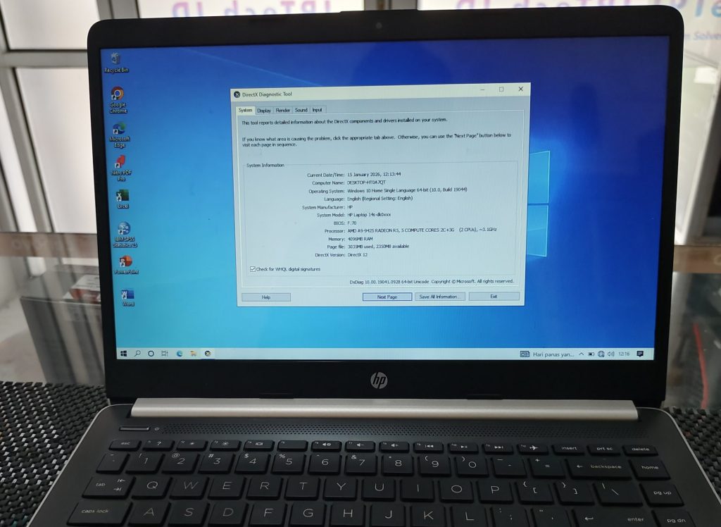 Intip Dalaman Laptop Hp 14s-dk0009AX | Apa saja yang bisa di Upgrade ?